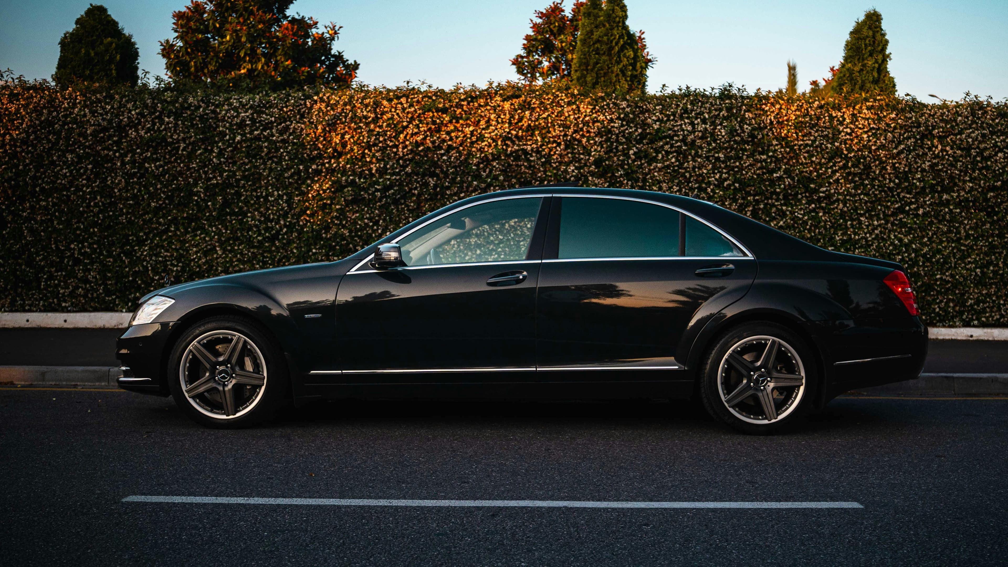 Private chauffeur-driven sedan